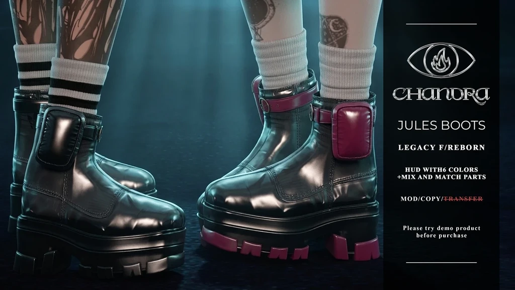 Jules Boots by Chandra @ Sabbath