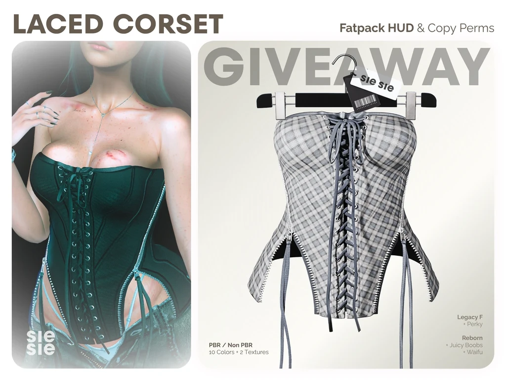 Laced Corset by Sie Sie @ Sabbath
