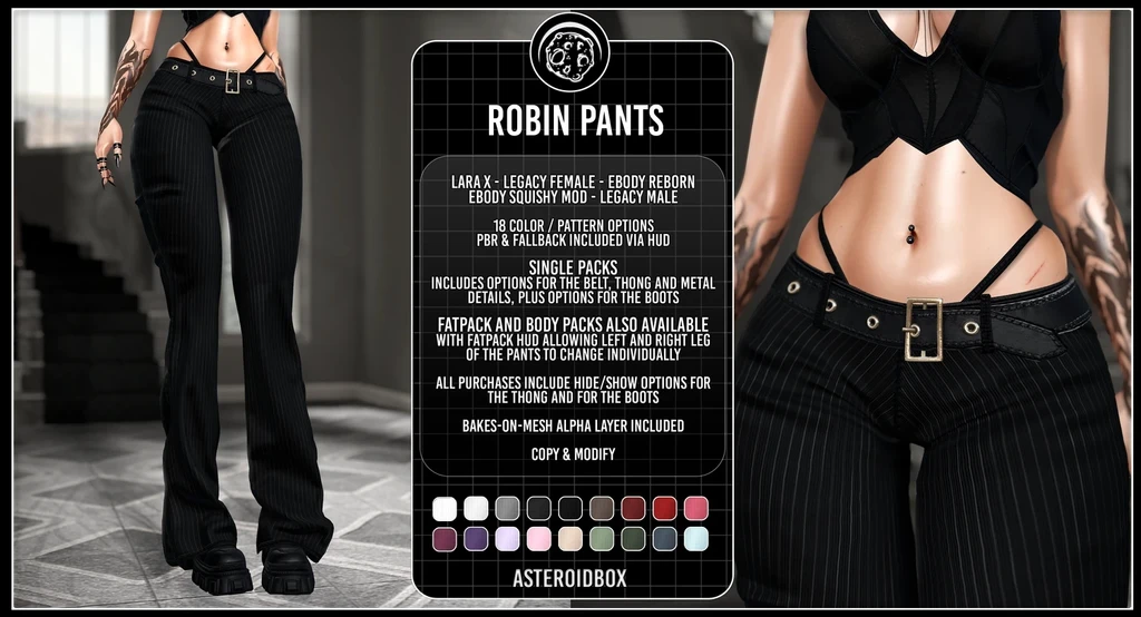 Robin Pants by AsteroidBox @ Kustom9