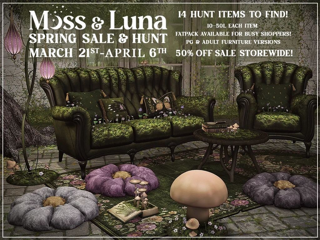 50% Off Spring Sale + Hunt @ Moss & Luna
