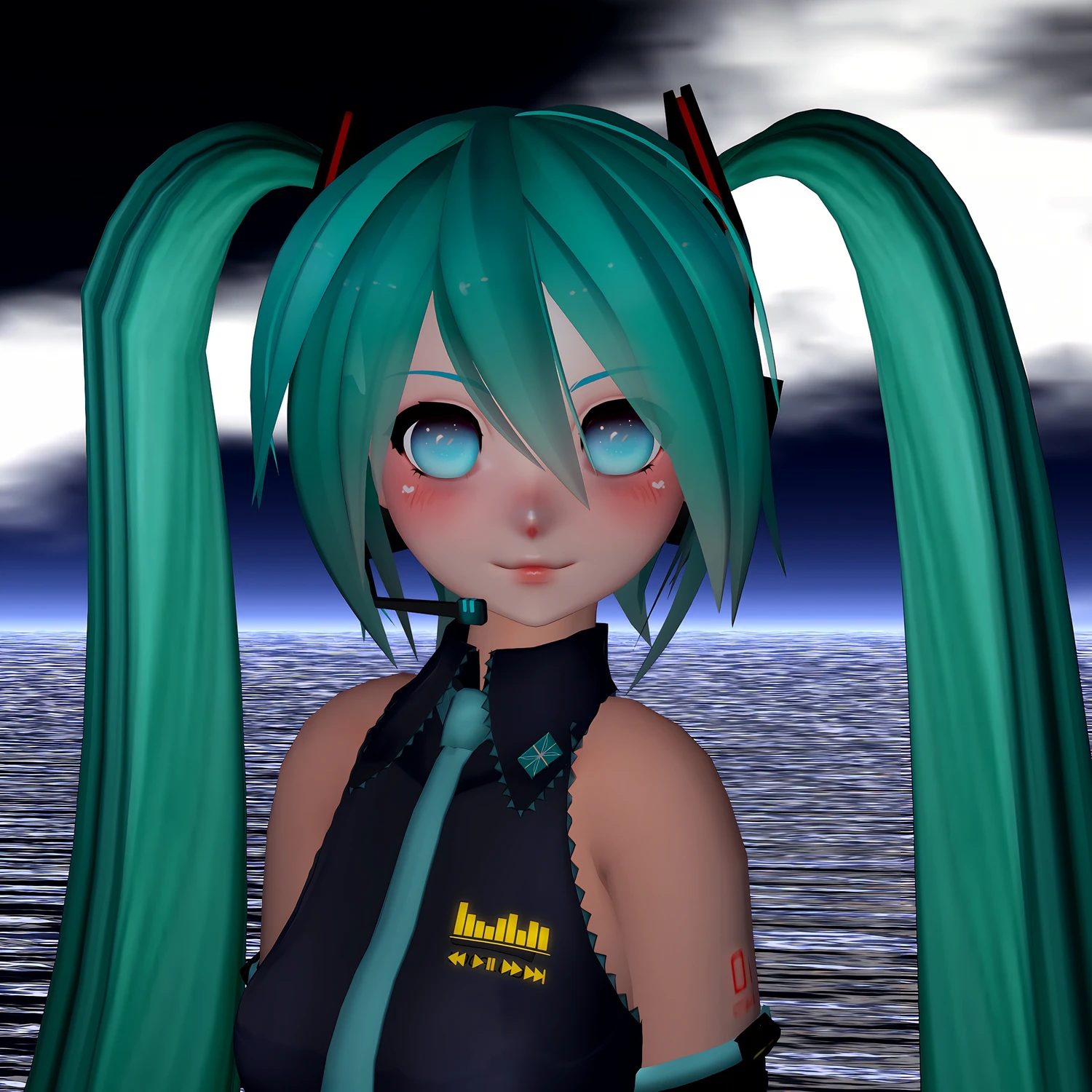 Hatsune Miku Motivational Portrait - You are the CEO of Yourself