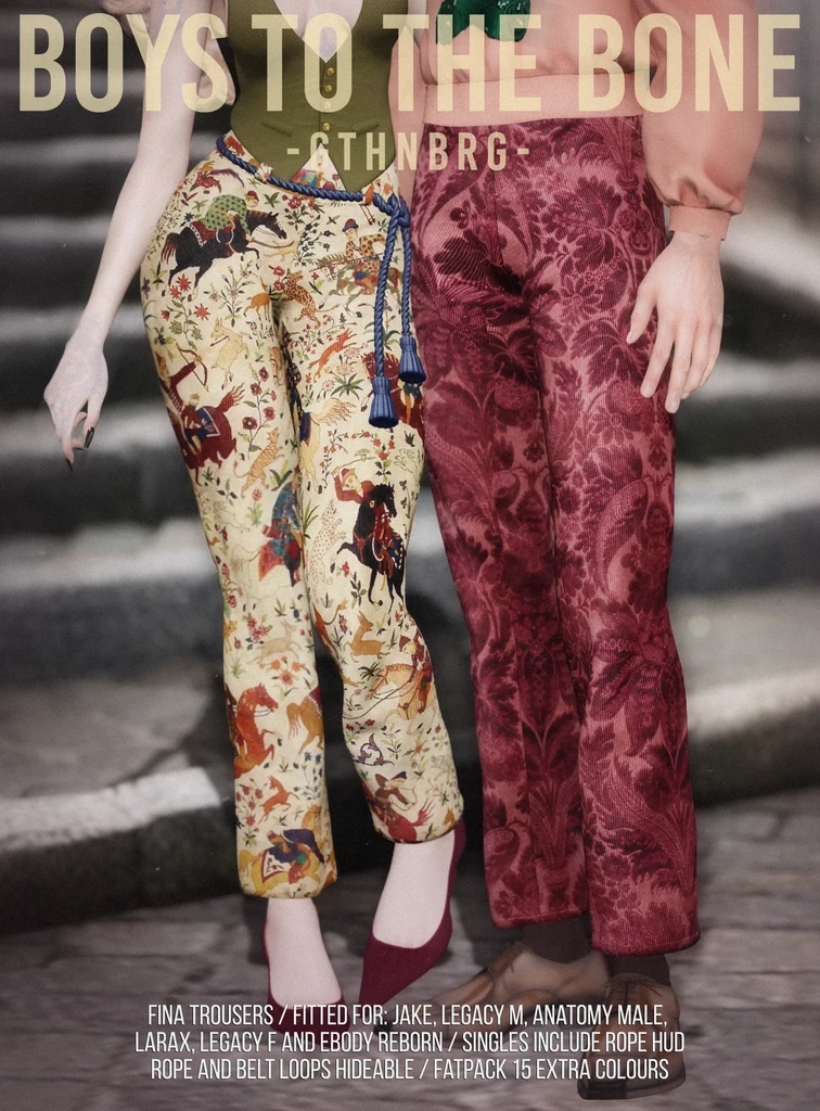 Fina Trousers by Boys to the Bone @ Kustom9